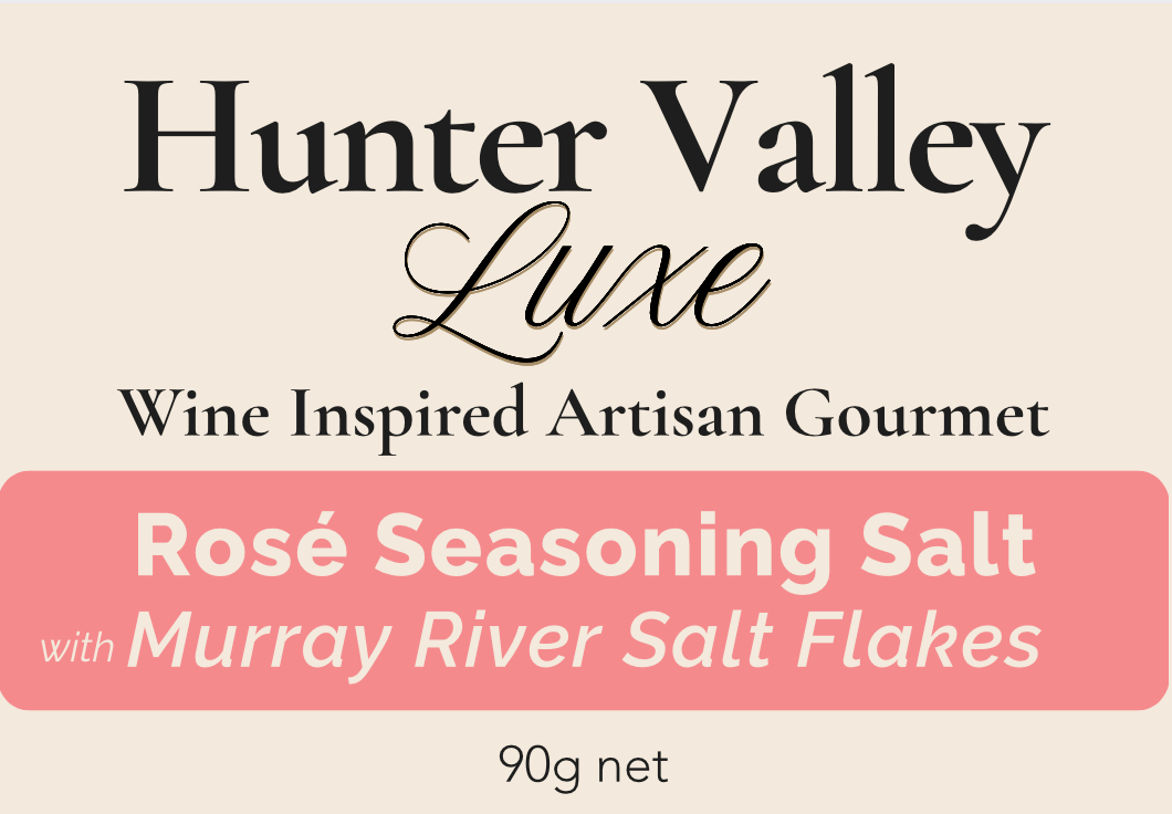 Rosé Seasoning Salt with Murray River Salt Flakes 90g